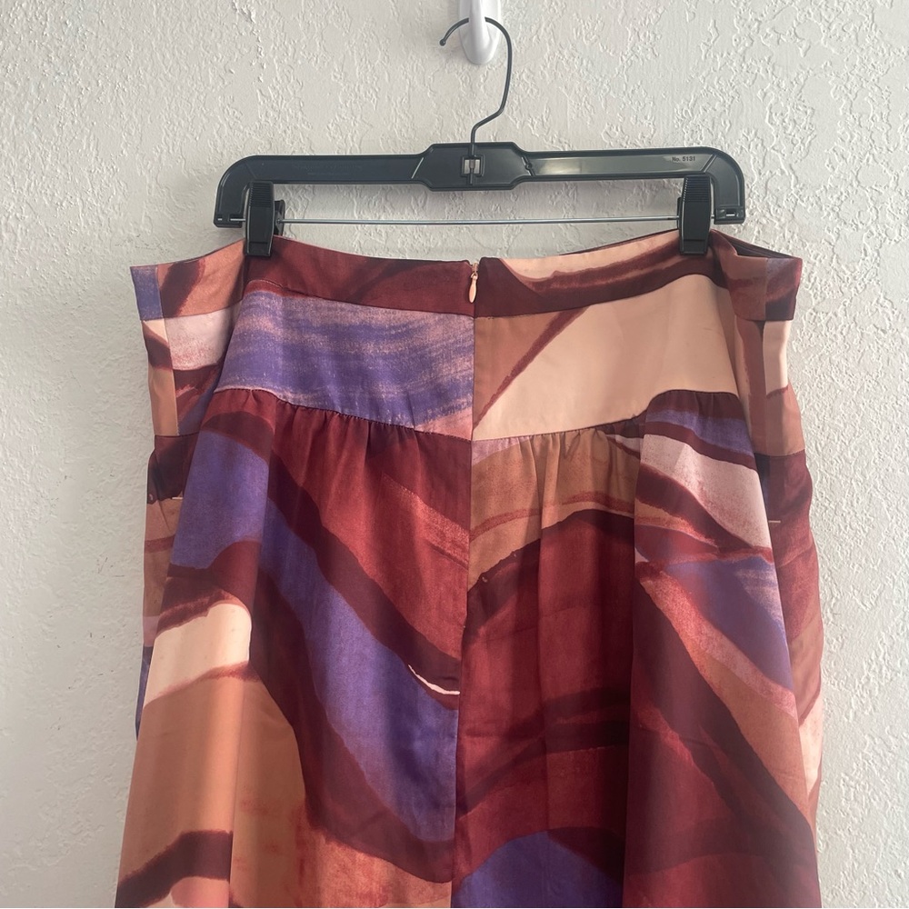 Banana Republic 18 Women's Drop Waist Maxi Skirt Purple - Picture 5 of 8